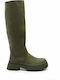 Malesa Women's Boots with Zipper Khaki