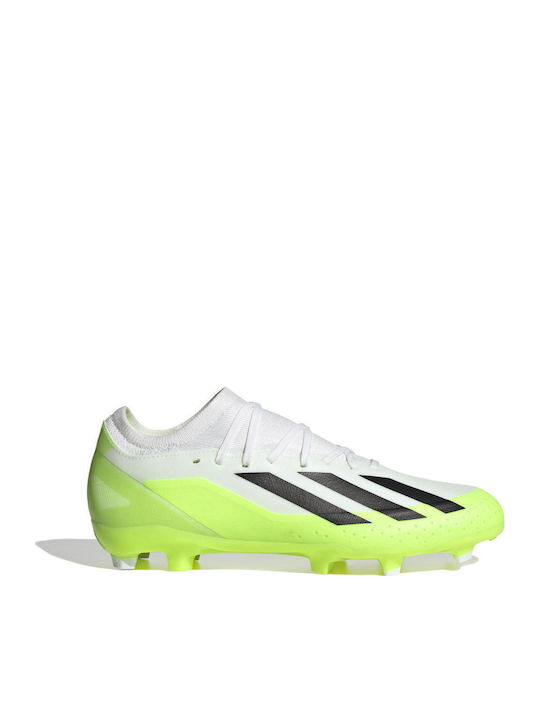 adidas X Crazyfast.3 Ποδοσφαιρικά Παπούτσια με Τάπες FG Λευκά