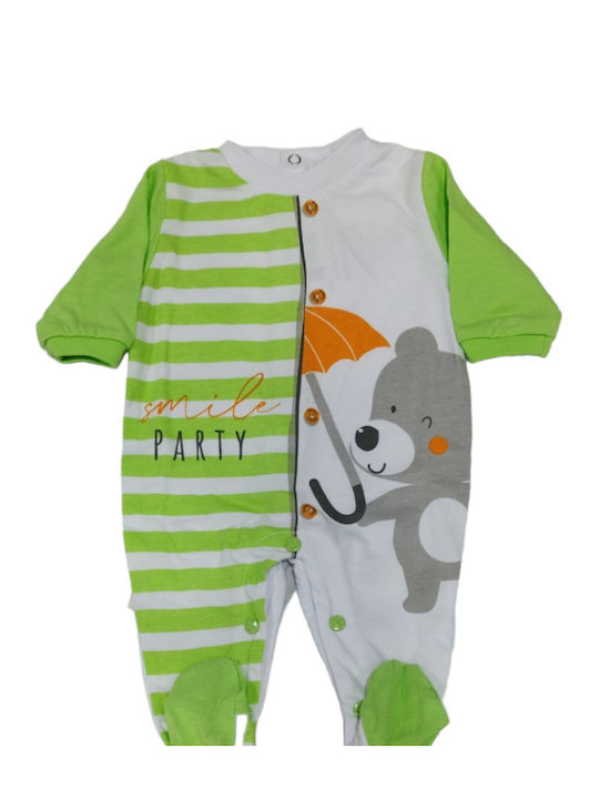 Ellepi Baby Bodysuit Set Long-Sleeved Green