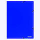 Colorfix Φάκελος με Λάστιχο και Αυτιά για Χαρτί A4 Μπλε