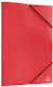Logigraf Folder with Rubber Band and Ears for Paper A4 Red