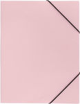 Spree Folder with Rubber Band for Paper A4 Pink