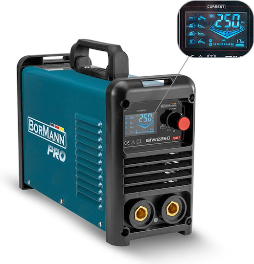 Bormann Pro Welding Machine Inverter TIG / MMA with Maximum Welding Current 250A and Duty Cycle 60%