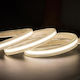 Eurolamp Rezistentă la apă Bandă LED Alimentare 220V cu Lumină Alb Cald Lungime 10m și 360 LED-uri pe Metru