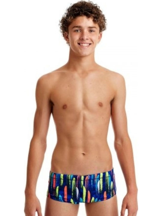 Funky Trunks Sidewinder Costume De Baie Pentru Copii Pantaloni Scurți De Înot Albastru