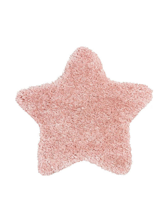 Madi Παιδικό Χαλί Αστέρια Ροζ 120x120cm