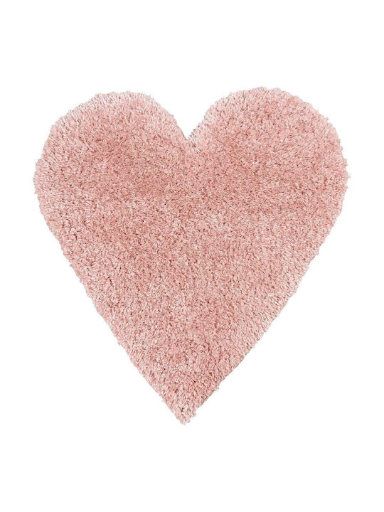 Madi Παιδικό Χαλί Καρδιές Ροζ 120x120cm