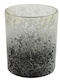 Atmosphera Lisan Glass Candle Holder in Gray Color 9x10x10cm