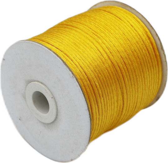 Șiret Satin Galben 2mm x 100m