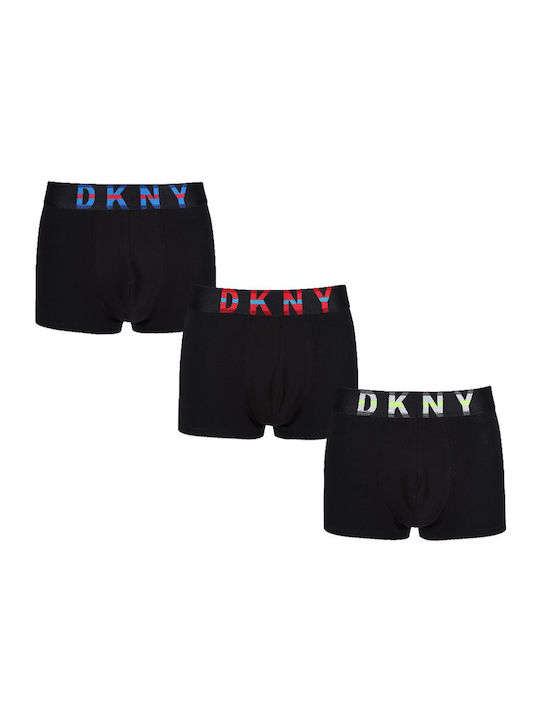 DKNY Ανδρικά Μποξεράκια Μαύρα 3Pack