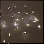 100 White LED Lights in a String