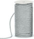 Adorex Schnürsenkel Metallisch Silber Länge 50m