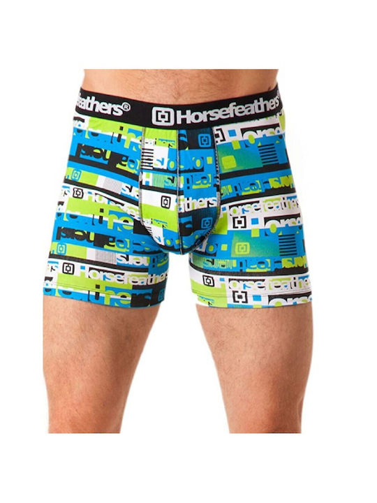 Rhyme Men's Boxer Blue with Patterns