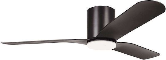 Eglo Kawana Ventilator De Tavan 132cm Cu Lentile De Mărire Negru