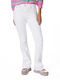 Women's Fabric Trousers White