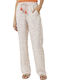 Women's Fabric Trousers Beige