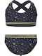 ZigZag Kinder Badeanzug Bikini Marineblau