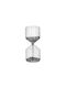 Inart Glass Office Decorative Hourglass 8x8x20cm