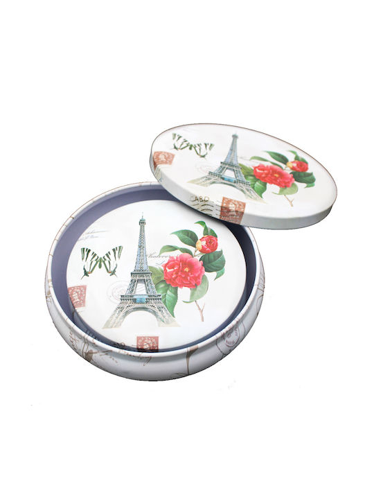 Metallic Decorative Boxes Set 3pcs