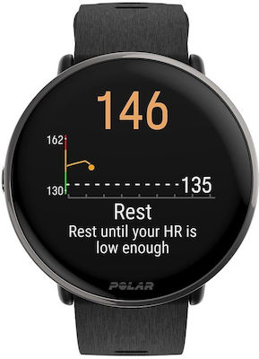 Polar Ignite 3 43mm Αδιάβροχο Smartwatch με Παλμογράφο (Titanium)