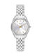 Jcou Queen's Women's Watch with Silver Metal Bracelet