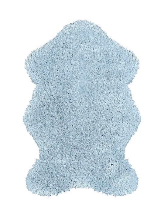 Madi ANIMAL Modern Bedroom Rugs Set Light Blue ...