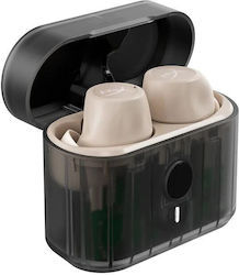 HyperX Cirro In-ear Bluetooth Handsfree Ακουστικά με Αντοχή στον Ιδρώτα και Θήκη Φόρτισης Tan
