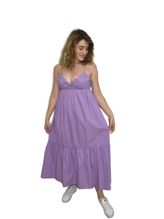 Lumina Summer Maxi Dress Purple