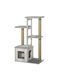 Pawhut Scratching Post Cat Trees Gray 30x30cm