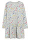 Mädchen Kleid Langärmelig Gray