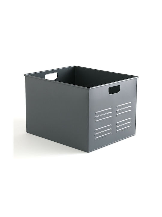 La Redoute Interieurs Metalic Cutie de Depozitare Gri 45x37x30cm 1buc