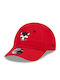 New Era Παιδικό Καπέλο Jockey Υφασμάτινο Κόκκινο
