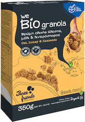 3Friends Granola Μέλι Λιναρόσπορο Βιολογική 350gr