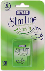 Zografos Slim Line Stevia Tablets 100 Pieces 5.5gr