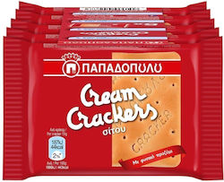 Παπαδοπούλου Cream Crackers Σίτου Fresh Packs 5x43gr