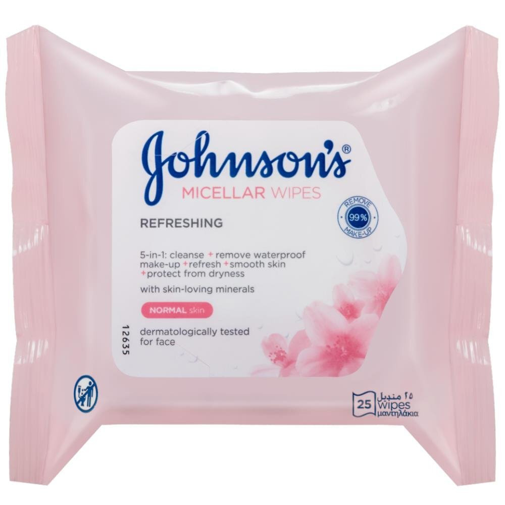 Johnson's Face Wipes Normal 25pcs Skroutz.gr
