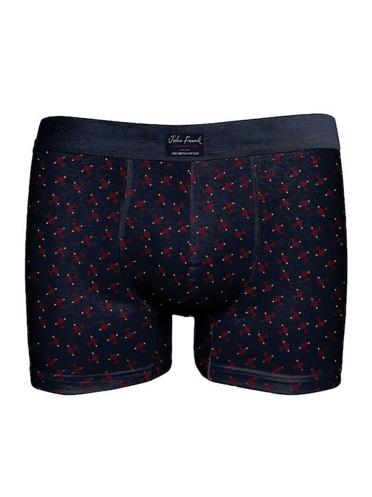 John Frank Herren Boxershorts Navy 1Packung