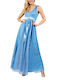 Bellino Maxi Dress for Wedding / Baptism Light Blue