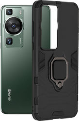 Techsuit Silicone Shield Back Cover Σιλικόνης Μαύρο (Huawei P60)