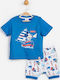 Disney Kinder Schlafanzug Sommerlich Schwarz Mickey
