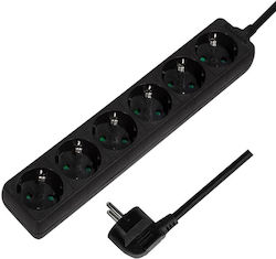 LogiLink Power Strip 6 Positions with Cable 1.5m