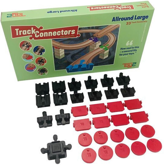 Toy2 Track Connector Allround Large Αξεσουάρ Σιδηρόδρομου για 4+ Ετών