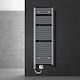 ECD Germany Elektrischer Handtuchhalter 1200W 150x50cm Silber