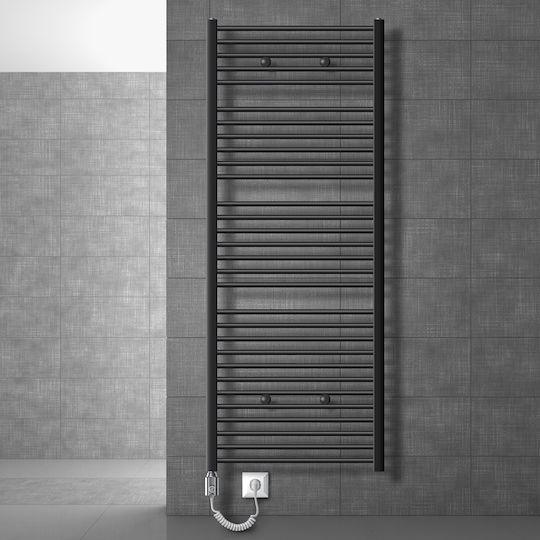 ECD Germany Șină electrică pentru prosoape 900W 180x75cm Gri