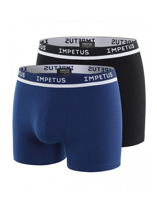 Impetus Herren Boxershorts Blau 2Packung