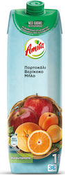 Amita Juice Drink Orange Apricot & Apple 1lt 1pc