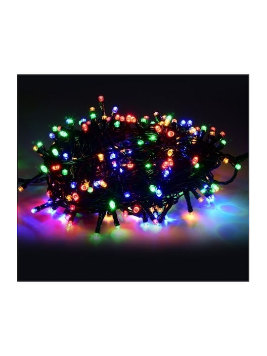 240 Becuri de Crăciun LED 10Pentruunsitedecomerțelectronicîncategoria"LuminideCrăciun",specificațiileunitățiisunturmătoarele: Colorate în Șir de caractere cu Cablu verde și Programe
