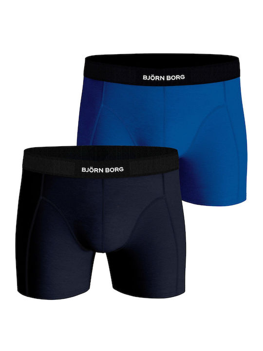 Björn Borg Herren Boxershorts Blau 2Packung