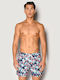 Men's Swimwear Shorts Green with Patterns