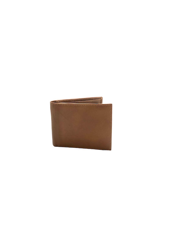 Angel Men's Leather Card Wallet Brown